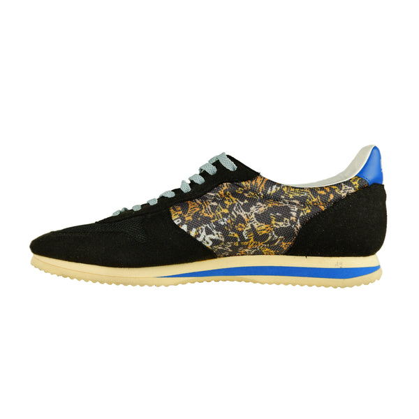 Black Leather Sneakers