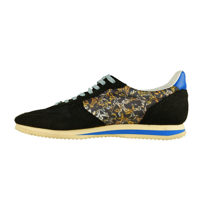 Black Leather Sneakers