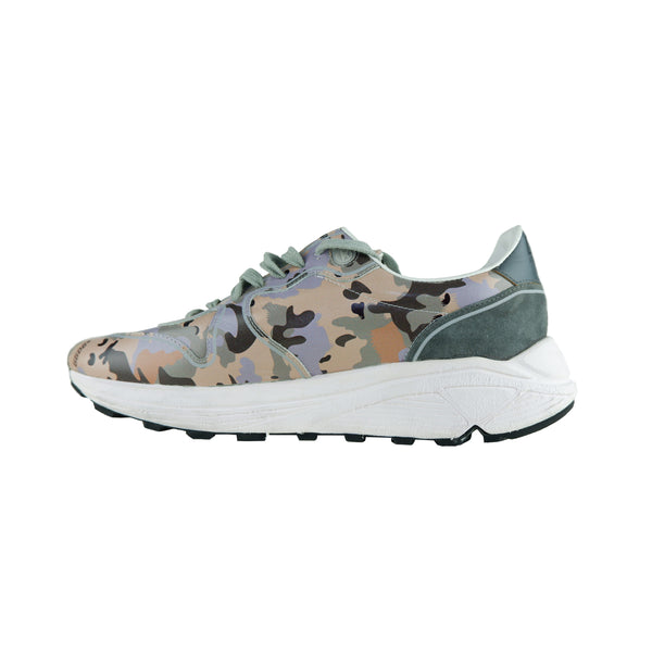 Gray Leather Sneakers