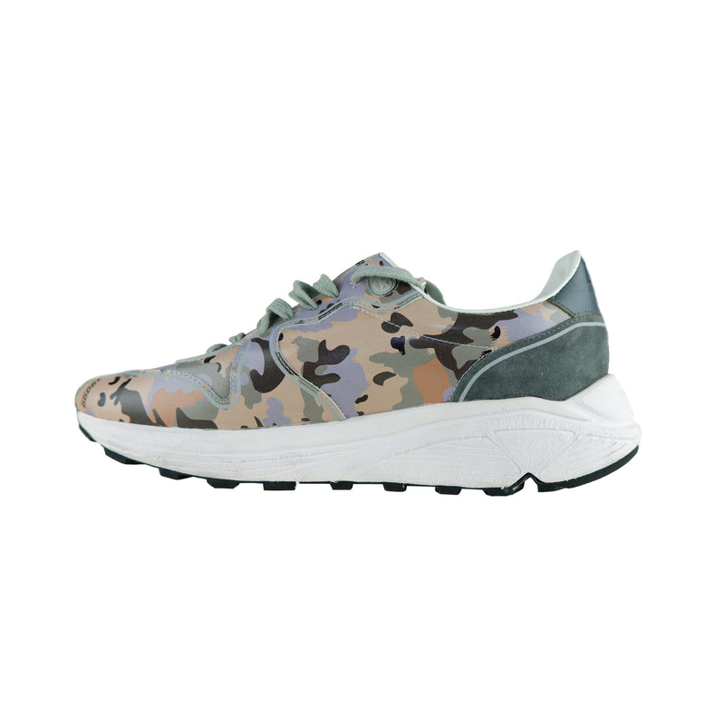 Gray Leather Sneakers