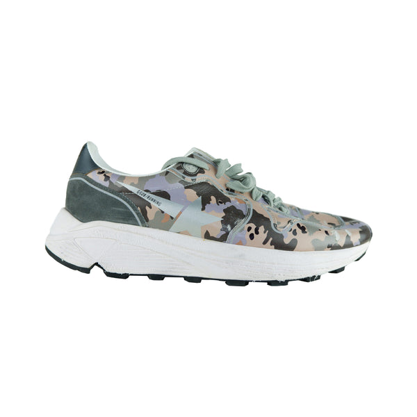 Gray Leather Sneakers