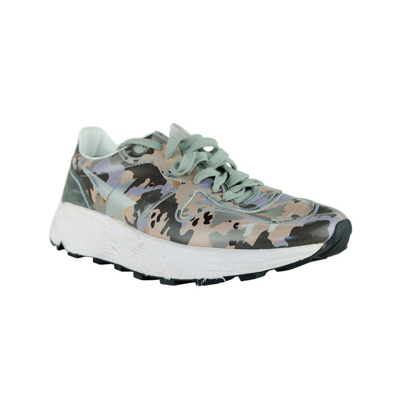 Gray Leather Sneakers