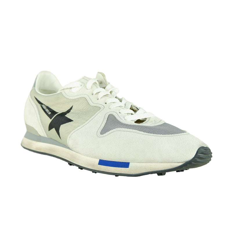 Gray Leather Sneakers