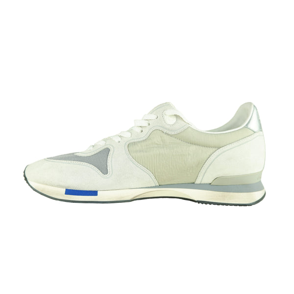 Gray Leather Sneakers