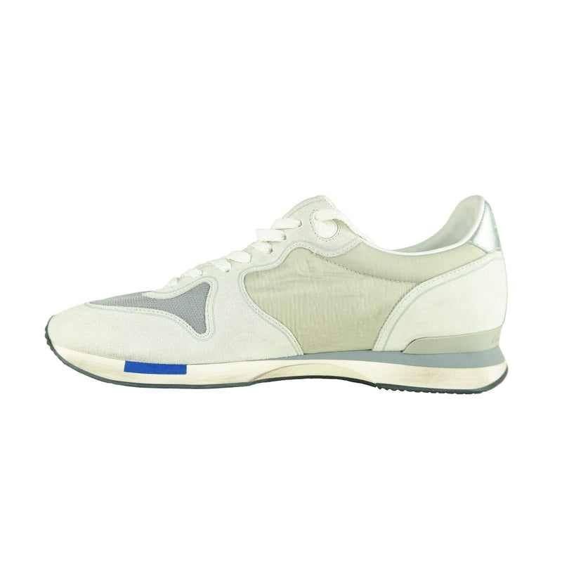 Gray Leather Sneakers