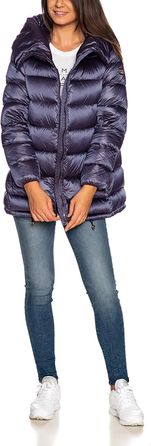 Purple Polyamide Jackets & Coat