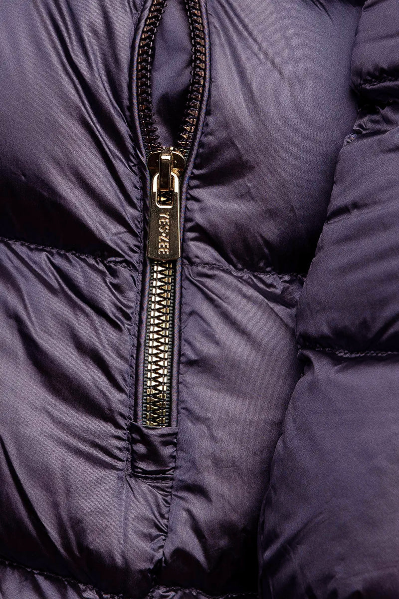 Purple Polyamide Jackets & Coat