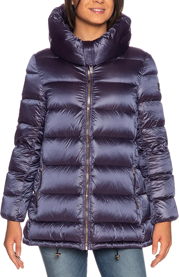 Purple Polyamide Jackets & Coat