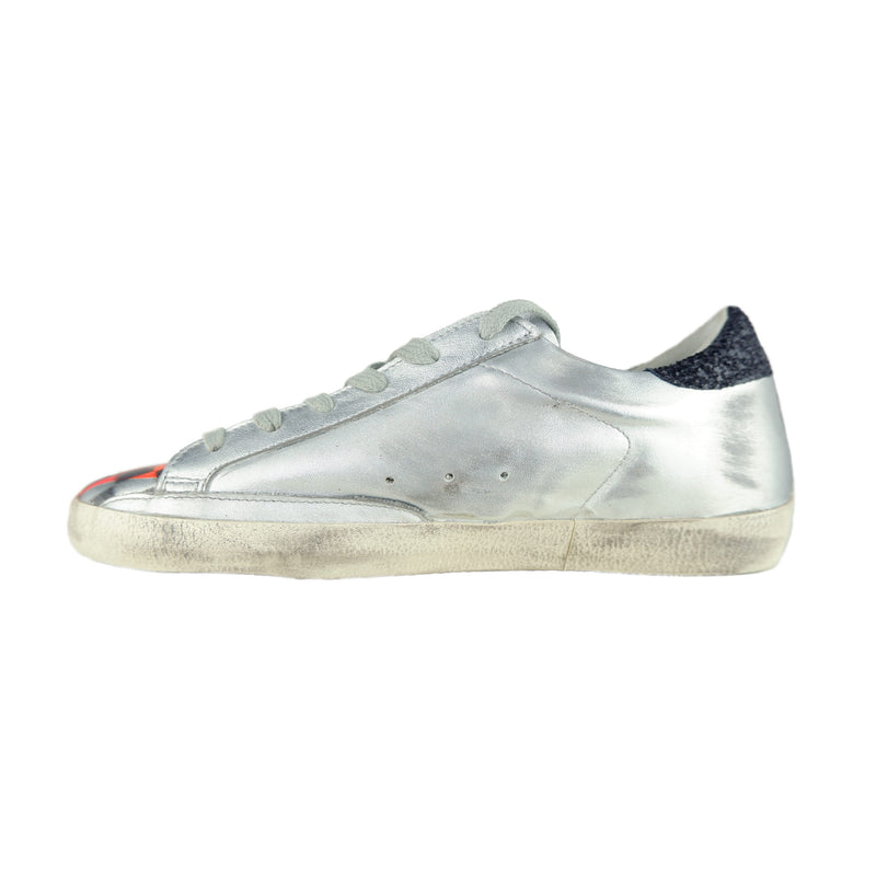 Gray Leather Sneakers