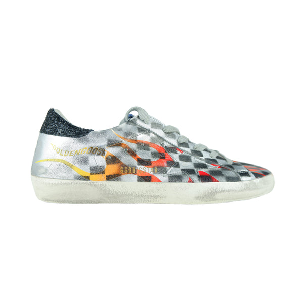 Gray Leather Sneakers