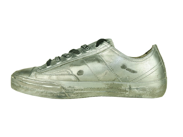 Gray Leather Sneakers