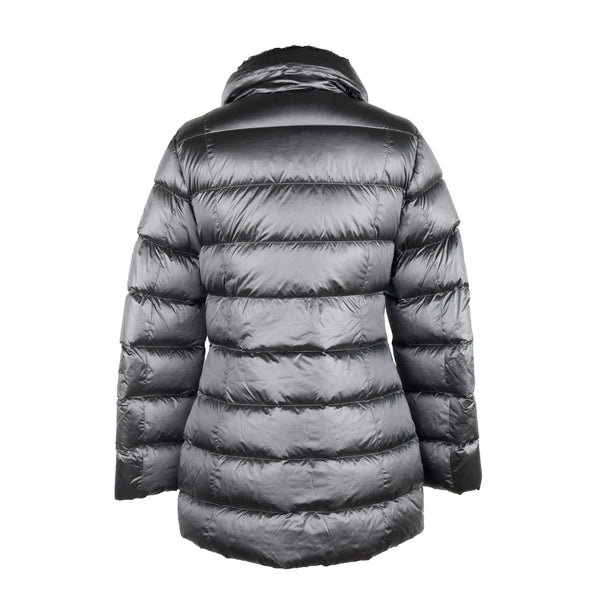 Gray Polyamide Jackets & Coat