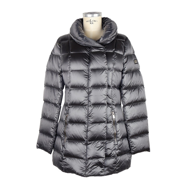 Gray Polyamide Jackets & Coat