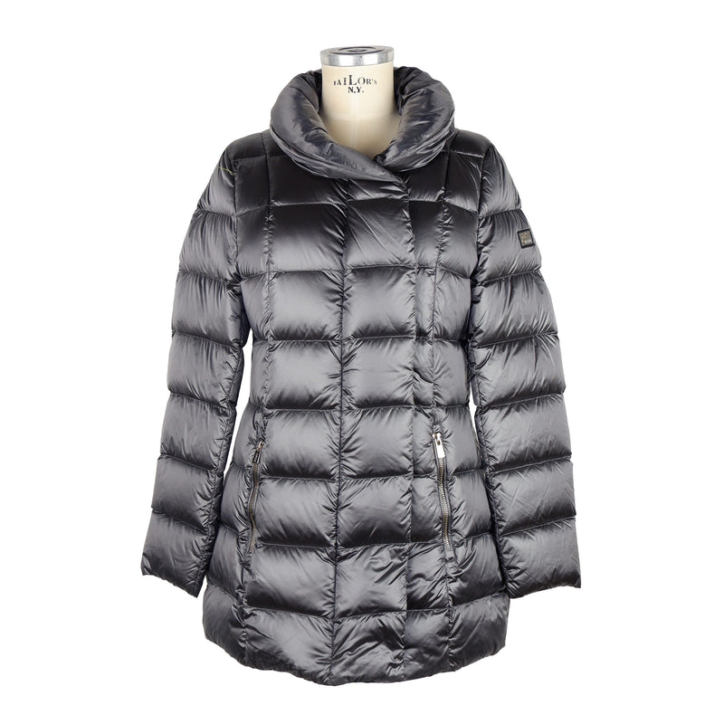 Gray Polyamide Jackets & Coat
