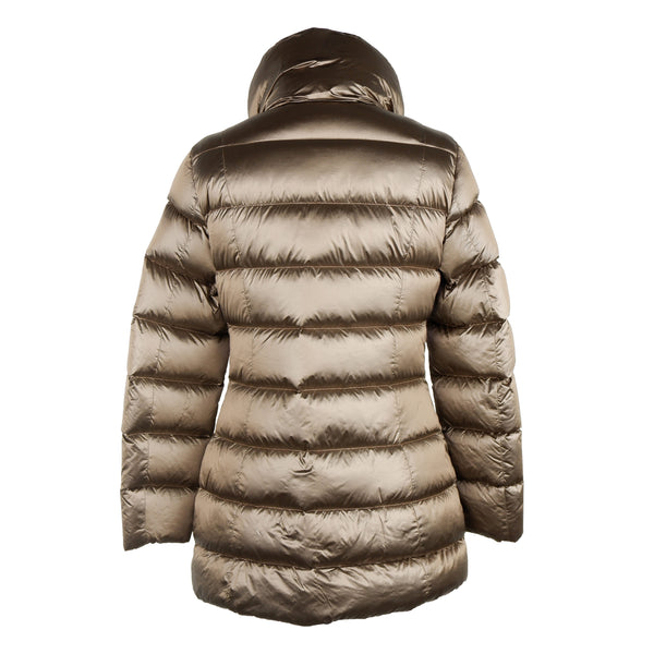 Brown Polyamide Jackets & Coat