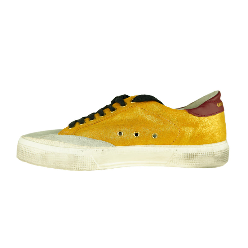 Yellow Leather Sneakers