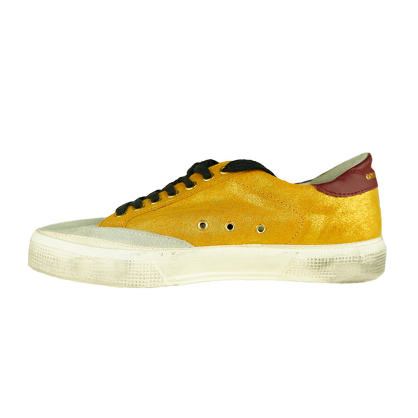 Yellow Leather Sneakers