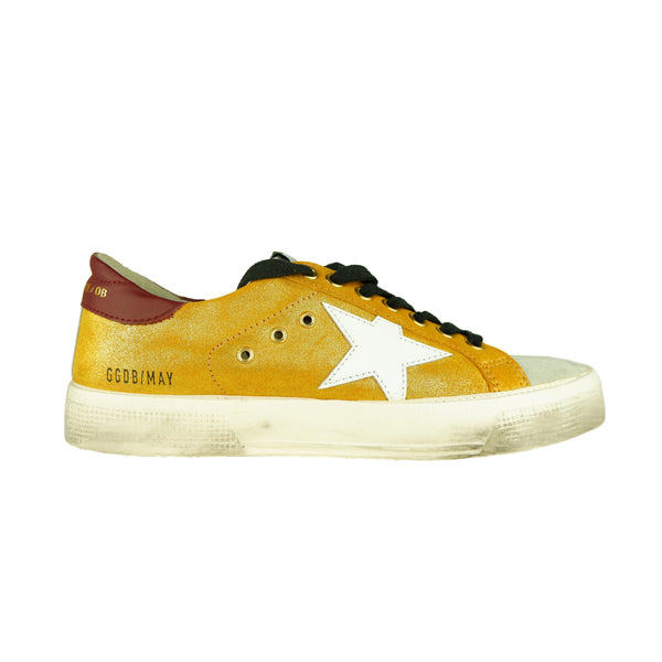 Yellow Leather Sneakers