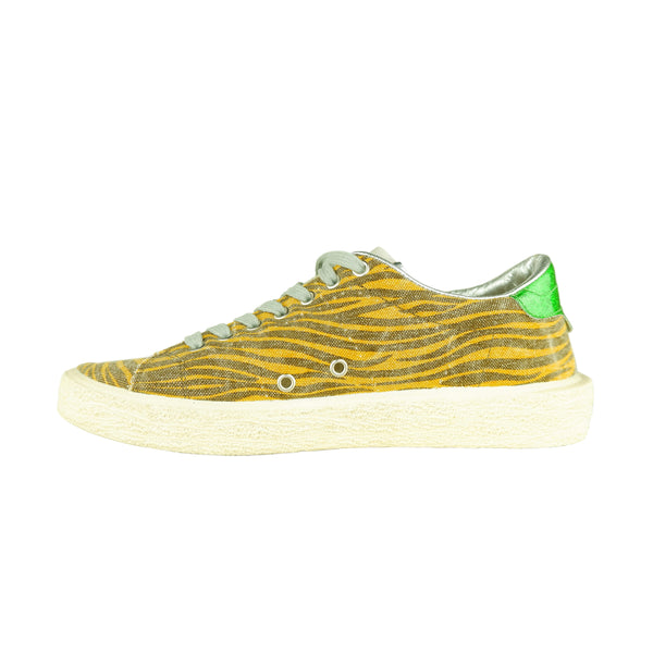 Yellow Leather Sneakers