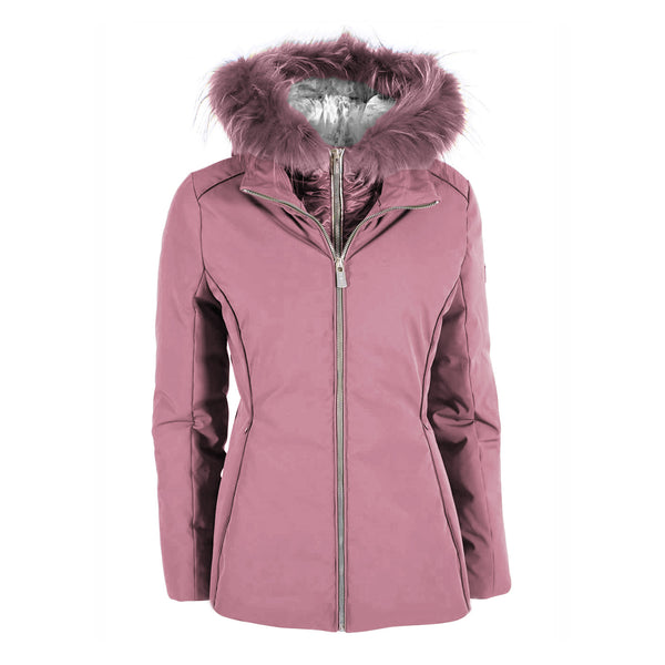 Pink Polyamide Jackets & Coat