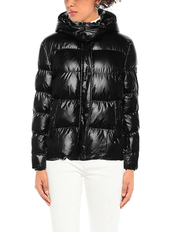 Black Nylon Jackets & Coat