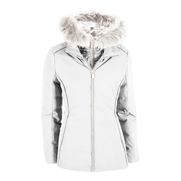 White Polyamide Jackets & Coat