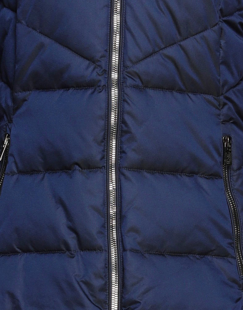 Blue Polyamide Jackets & Coat