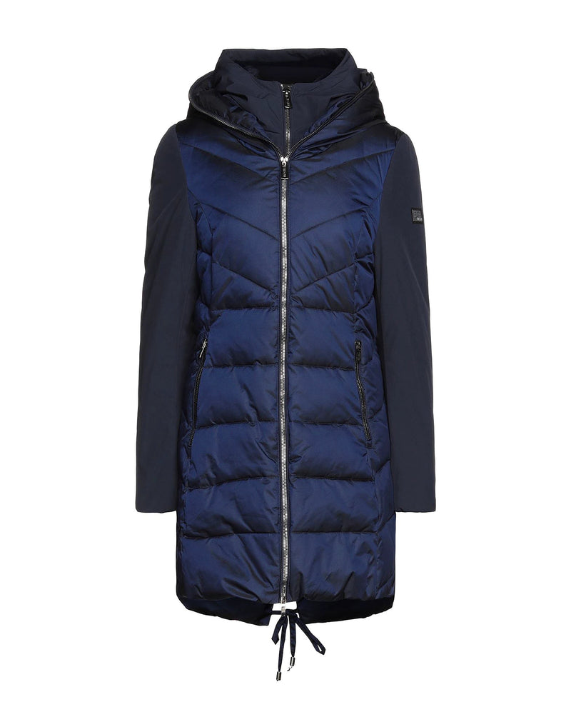 Blue Polyamide Jackets & Coat