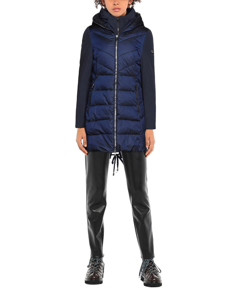 Blue Polyamide Jackets & Coat