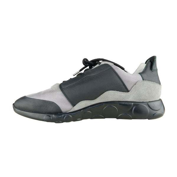 Black Leather Sneakers