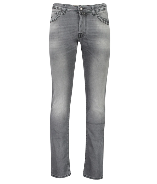 Gray Cotton Jeans & Pant