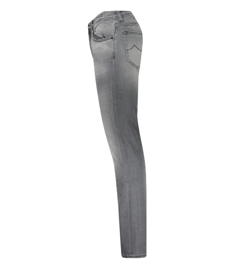 Gray Cotton Jeans & Pant