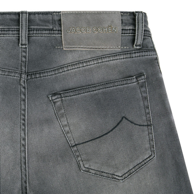 Gray Cotton Jeans & Pant