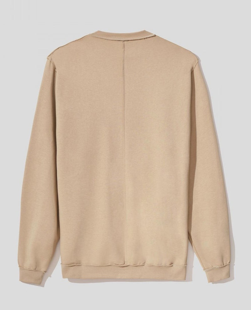 Beige Cotton Sweater
