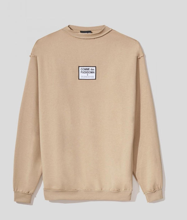 Beige Cotton Sweater