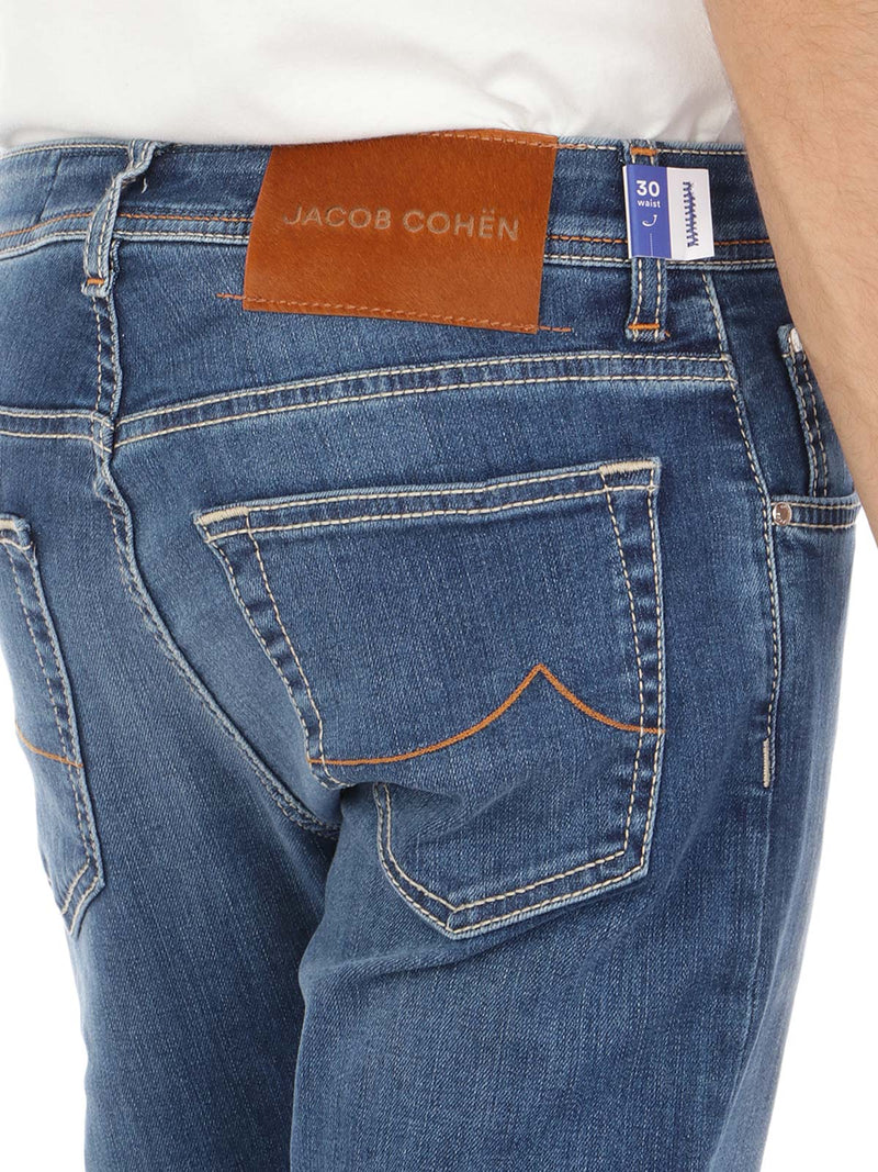 Blue Cotton Jeans & Pant