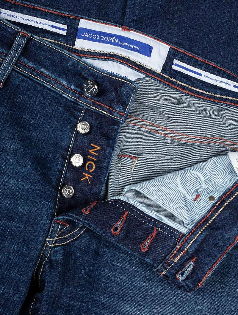 Blue Cotton Jeans & Pant