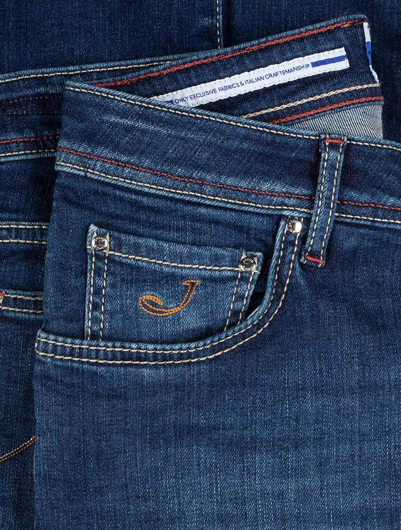 Blue Cotton Jeans & Pant