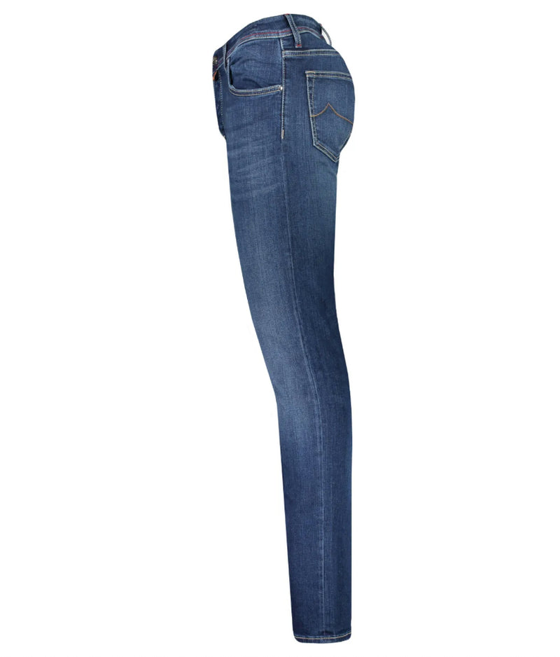 Blue Cotton Jeans & Pant