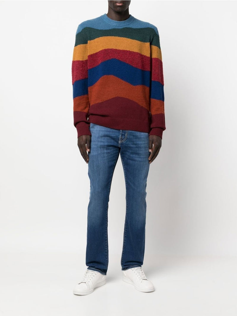 Blue Cotton Jeans & Pant