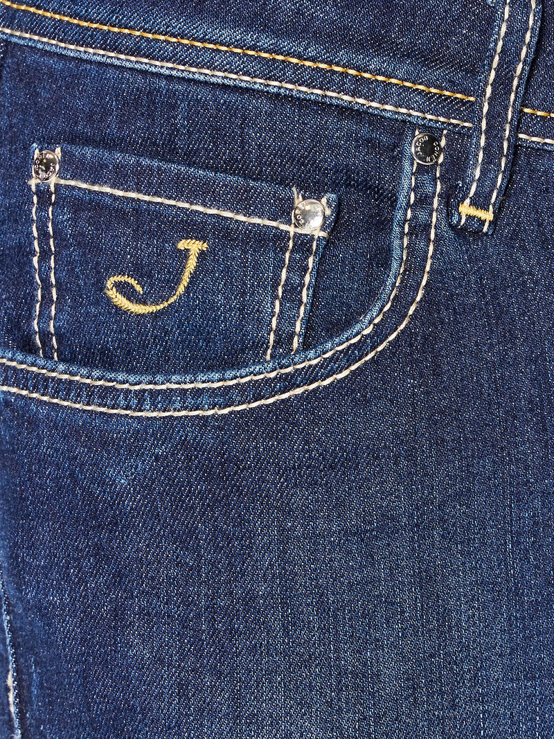 Blue Cotton Jeans & Pant