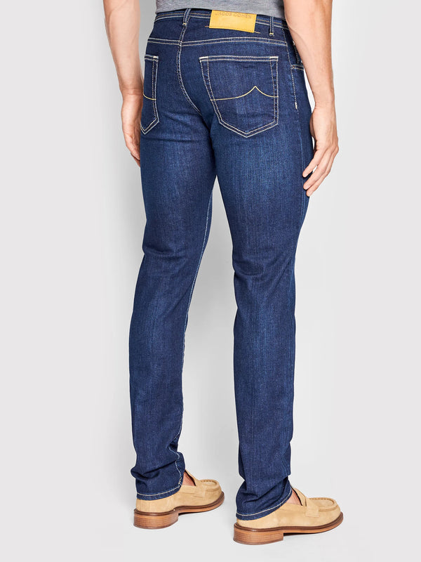 Blue Cotton Jeans & Pant
