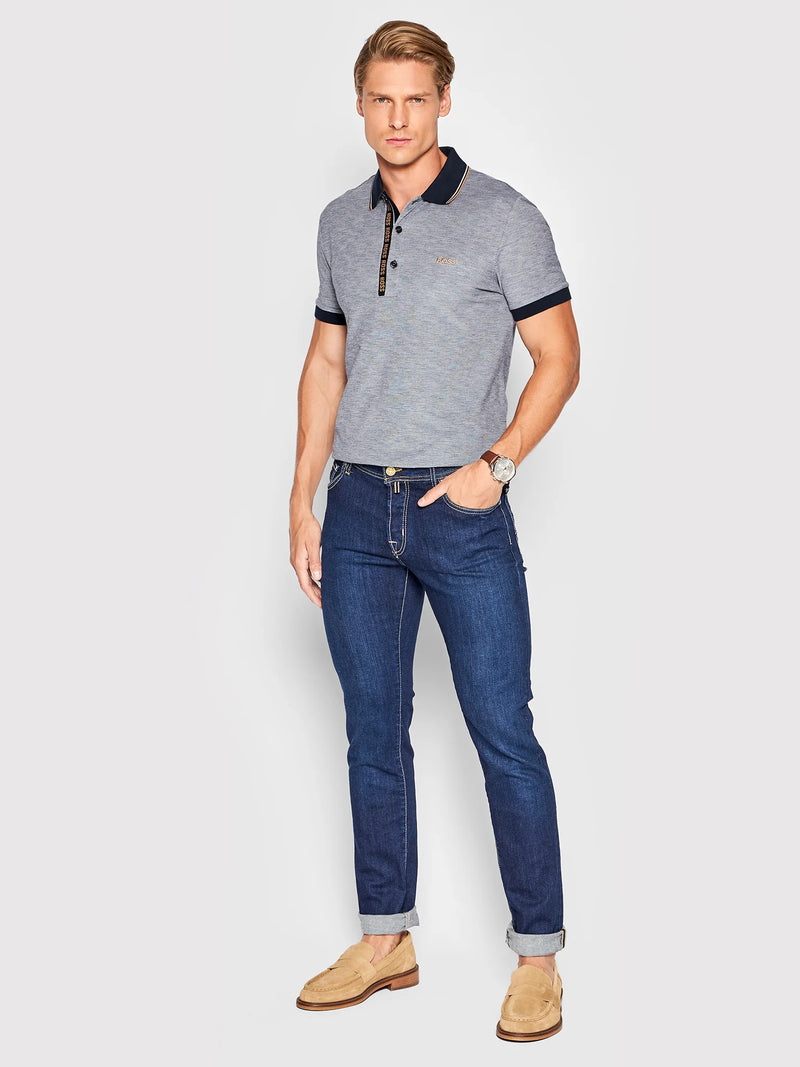 Blue Cotton Jeans & Pant