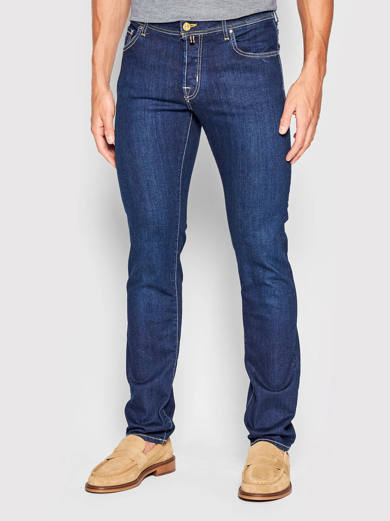 Blue Cotton Jeans & Pant