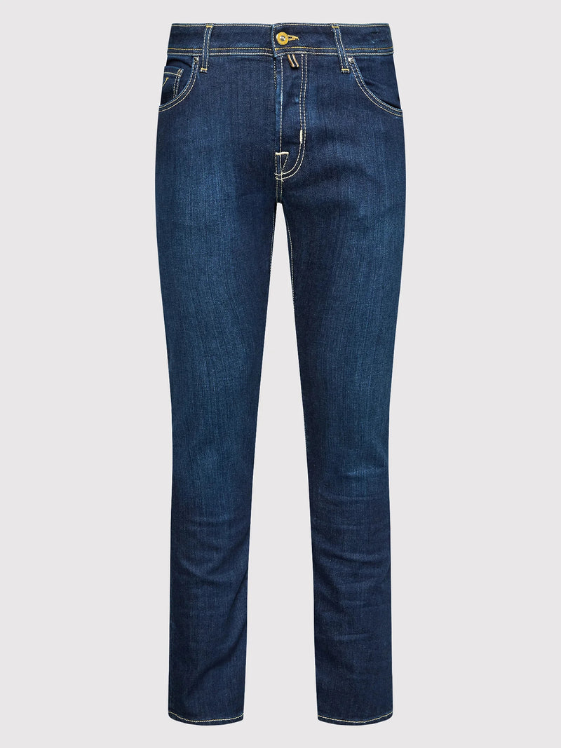 Blue Cotton Jeans & Pant