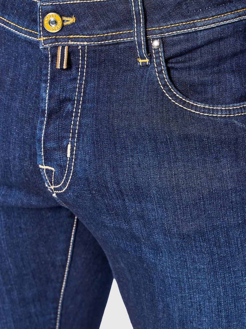 Blue Cotton Jeans & Pant