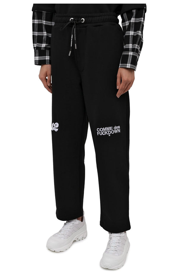 Black Cotton Jeans & Pant