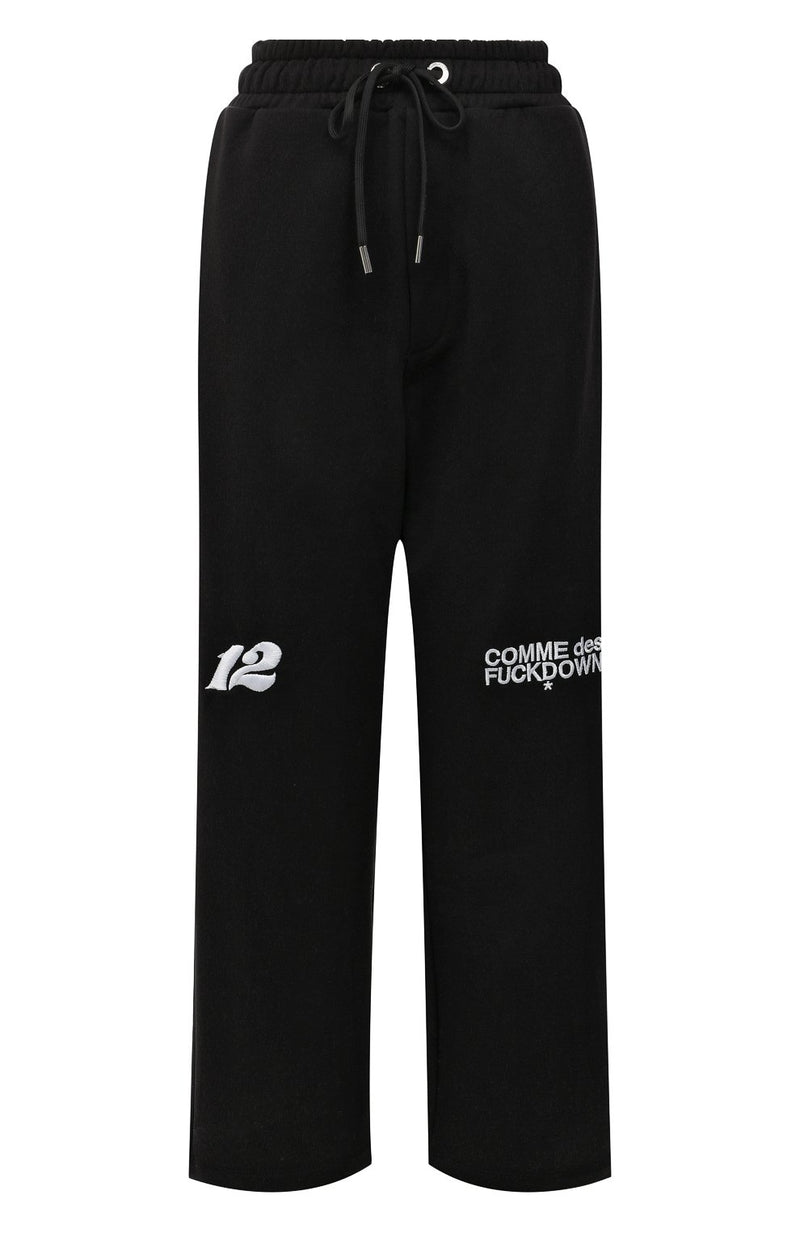Black Cotton Jeans & Pant