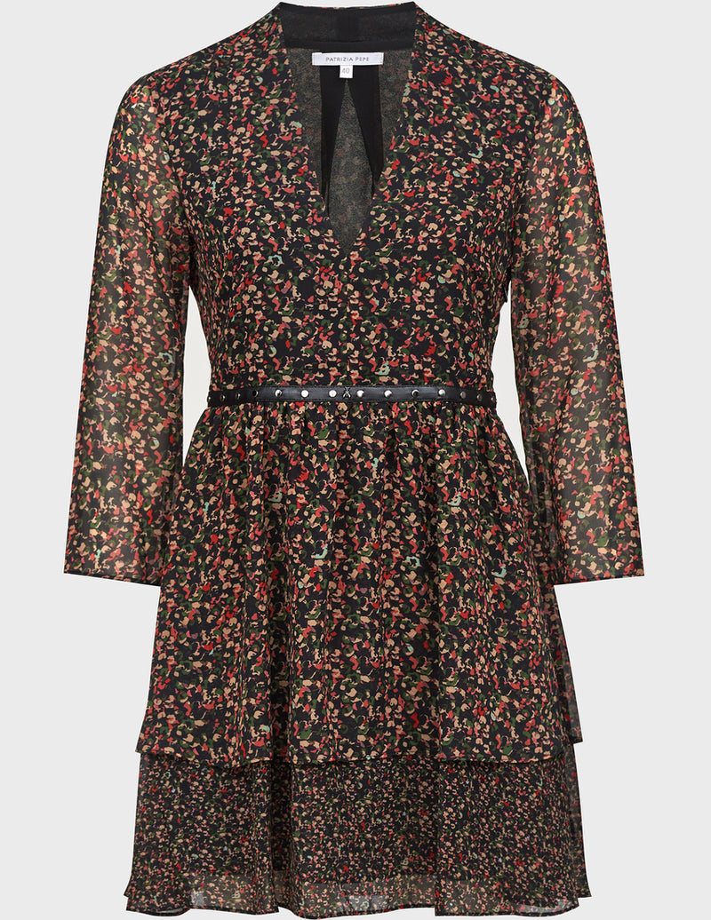 Black Polyester Dress
