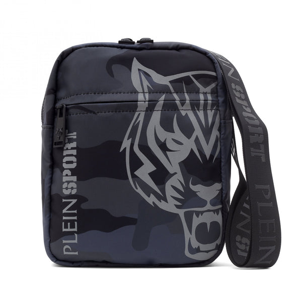 Grigio Polyester Messenger Bag